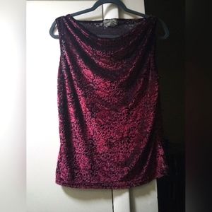 Frazier Lawrence blouses size L, XL ( cranberry, green, silver, and black)